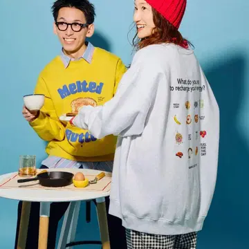 택 포함 새상품 [ 니폰노아사고항 ] 모듬 맨투맨 L 사이즈