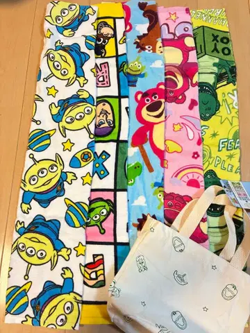 토이 스토리 토트백과 페이스타월 5개 세트 시마무라