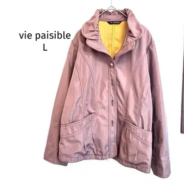 비 페지블 자켓 스탠드 카라 충전솜 고급 심플 아우터