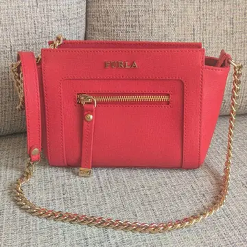 [ 새상품급 ] FURLA 레드 숄더백 귀여워요!