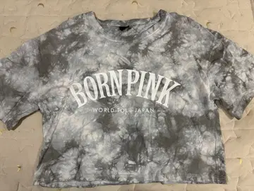 BLACKPINK 월드 투어 티셔츠 그레이