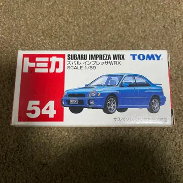 No.54 스바루 임프레자 WRX 파랑 로고 미개봉 새상품 절판 1대