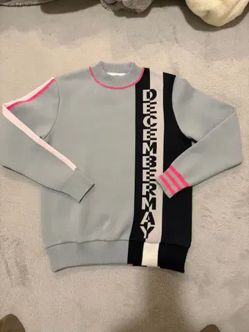 DECEMBER MAY 니트 스웨터 그레이