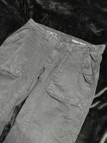 그레이 카고 팬츠 밀리터리 팬츠 페이드감 있음 구제 의류