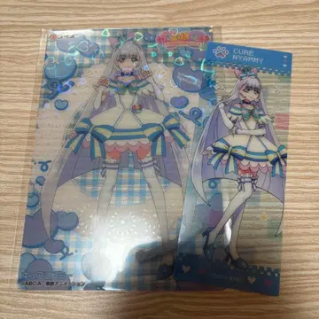 큐어냐미 클리어 책갈피 키라키라 클리어 카드 원더풀 프리큐어!