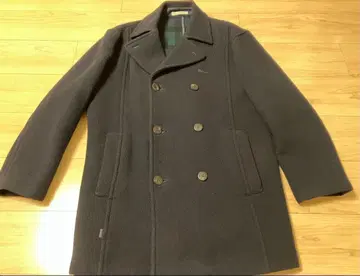 파파스 더블 브레스트 피 코트