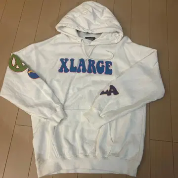 XLARGE 화이트 후드티 M 사이즈