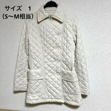 여성용 충전솜 퀼팅 자켓 M 화이트