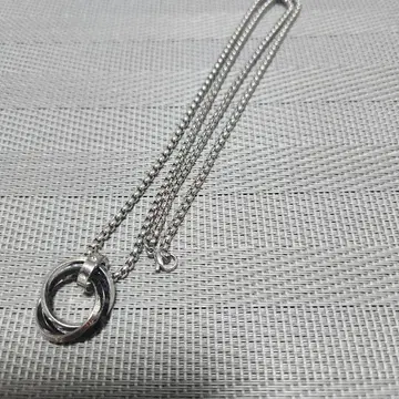 실버 인피니티 반지 목걸이