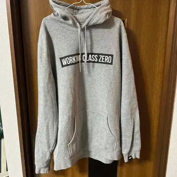 WORKING CLASS ZERO 그레이 XL 후드티 DRT