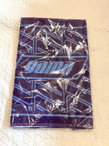 yama 보라색 로고 타월