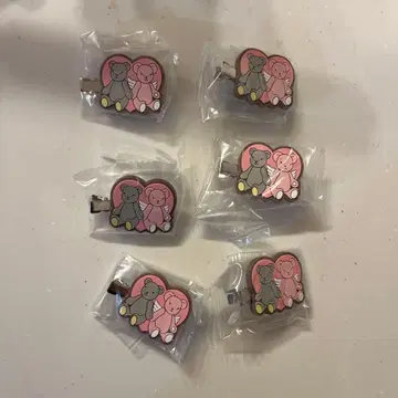 카드캡터 사쿠라 헤어 클립 6개