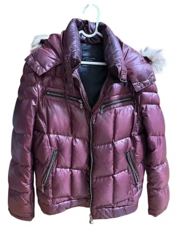 DEVIN STORE 와인 레드 다운 자켓