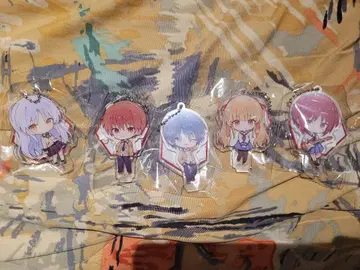 Angel Beats! 아크릴 키체인 5종 세트