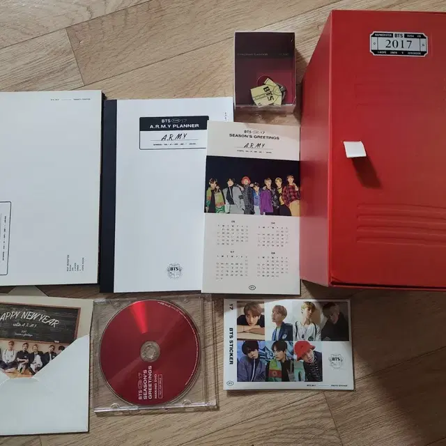 방탄소년단 2017 시즌그리팅 풀세트