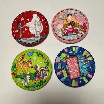 디즈니 자수 캔뱃지