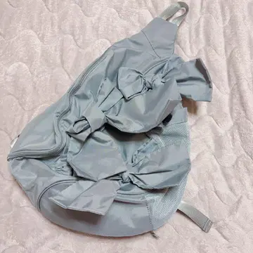 [ merry jenny ] 리본 원숄더백 그레이