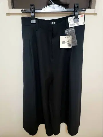 UNIQLO C 큐롯 기장 짧음 M 블랙