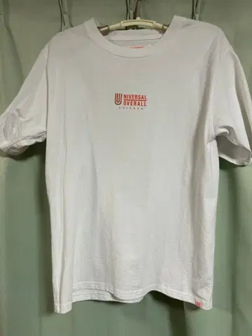 UNIVERSAL OVERALL 화이트 T셔츠 L