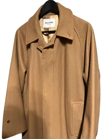 MILA SCHON MILANO 울 플란넬 발칼라 코트