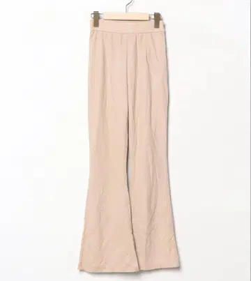 베이지 플레어 팬츠 여성용