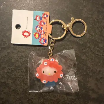 미야쿠미야쿠 산리오 캐릭터 키링 키티 클리어