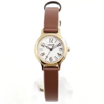 wicca 손목시계 골드/브라운 생산 완료 모델 솔라텍 레어 새상품급