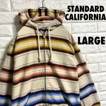 스탠다드 캘리포니아 풀 집업 후드티 멀티 컬러 LARGE