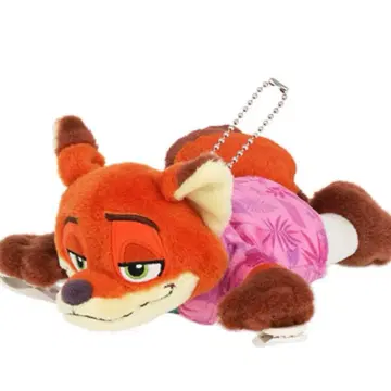 디즈니 신상 주토피아 닉 어깨에 붙는 봉제 인형