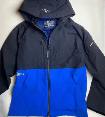 BURTLE 워크웨어 블랙X블루 나일론 자켓