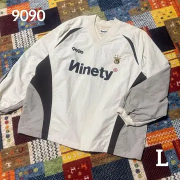 9090 Ninetyninety 나일론 풀오버 아이보리