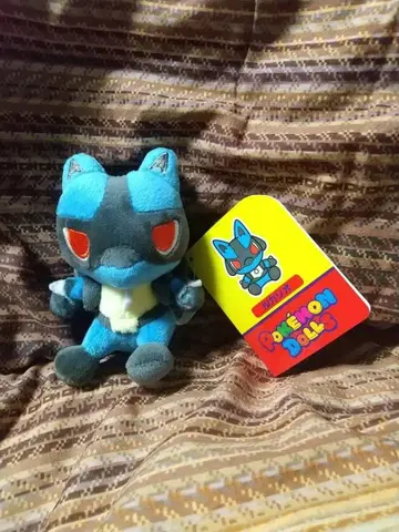 포켓몬스터 포켓몬 센터 한정판 쫀득한 마스코트 루카리오 택 포함