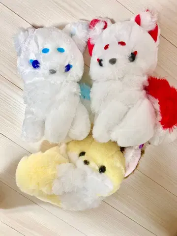 쵸콘토 쿠비사마 여우 3개 세트 약 28cm