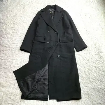 ZARA 자라 마테코코 더블 체스터 코트 울 롱 코트