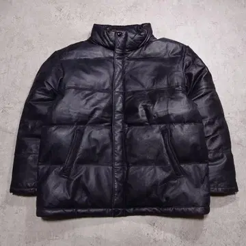 AVIREX 양가죽 가죽 다운 자켓 L