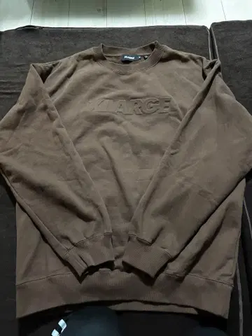 XLARGE 브라운 맨투맨 M