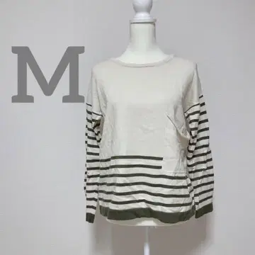 CUBE SUGAR 큐브 슈가 보더 니트 코튼 면 100 M