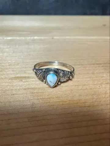 Vintage 실버 925 스톤 반지