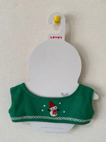LOVOT 홀리데이 스웨터 ( 스노우맨 )