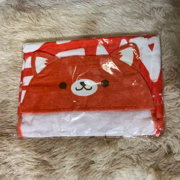 리이누 후드 부착 타월