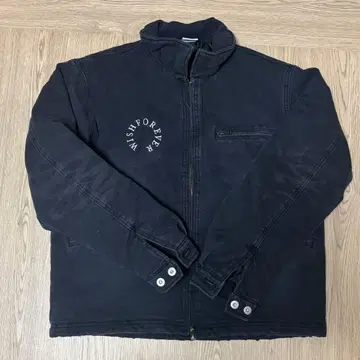 드로코드 빈티지 라이크 숏 덕 자켓 데님 자켓