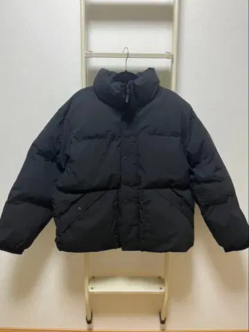 웜 패딩 스탠드 블루종