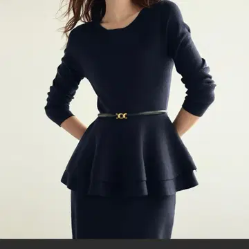 세존드파피용 고급 니트 셋업