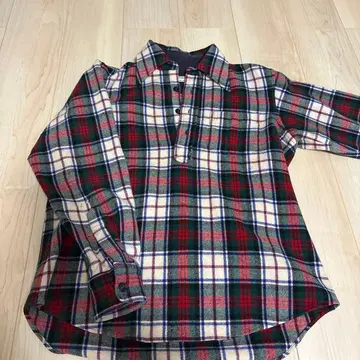 TUX.TAILOR 체크 무늬 플란넬 셔츠