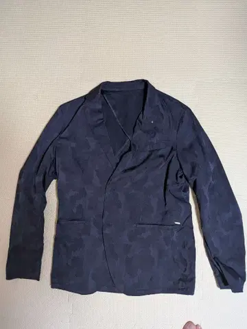 ZARA 수트 카모플라주 카모플라쥬 네이비