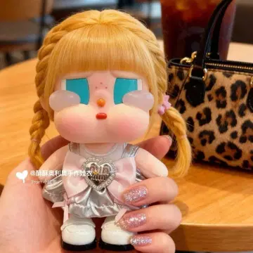 crybaby 실버 드레스 세트 (헤어핀 포함)