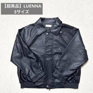 [컨디션 최상] LUENNA 블랙 가죽 자켓 오버 사이즈 S 사이즈