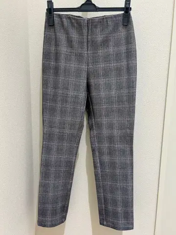 미사용 시착만 한 상품! PINORE 글렌체크 패턴 스트레치 팬츠 그레이