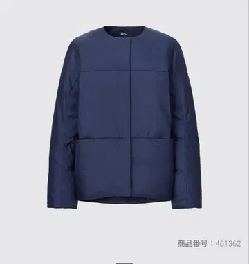 고품질 UNIQLO:C 유니클로 시 라이트 다운 자켓 네이비 L