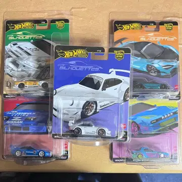 핫휠 실루엣 5세트 + 프로텍터 케이스 포함